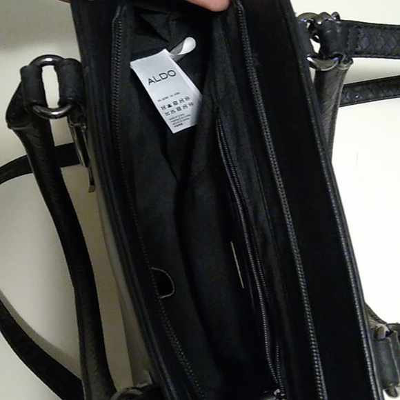 Aldo handbag in gorgeous gunmetal color - Picture 9 of 14